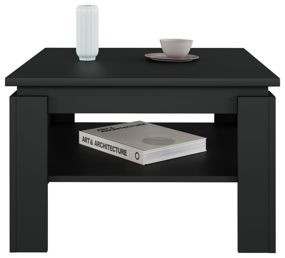 Klubska Miza Nizza 1 - antracit, Moderno, leseni material (70/45/70cm)