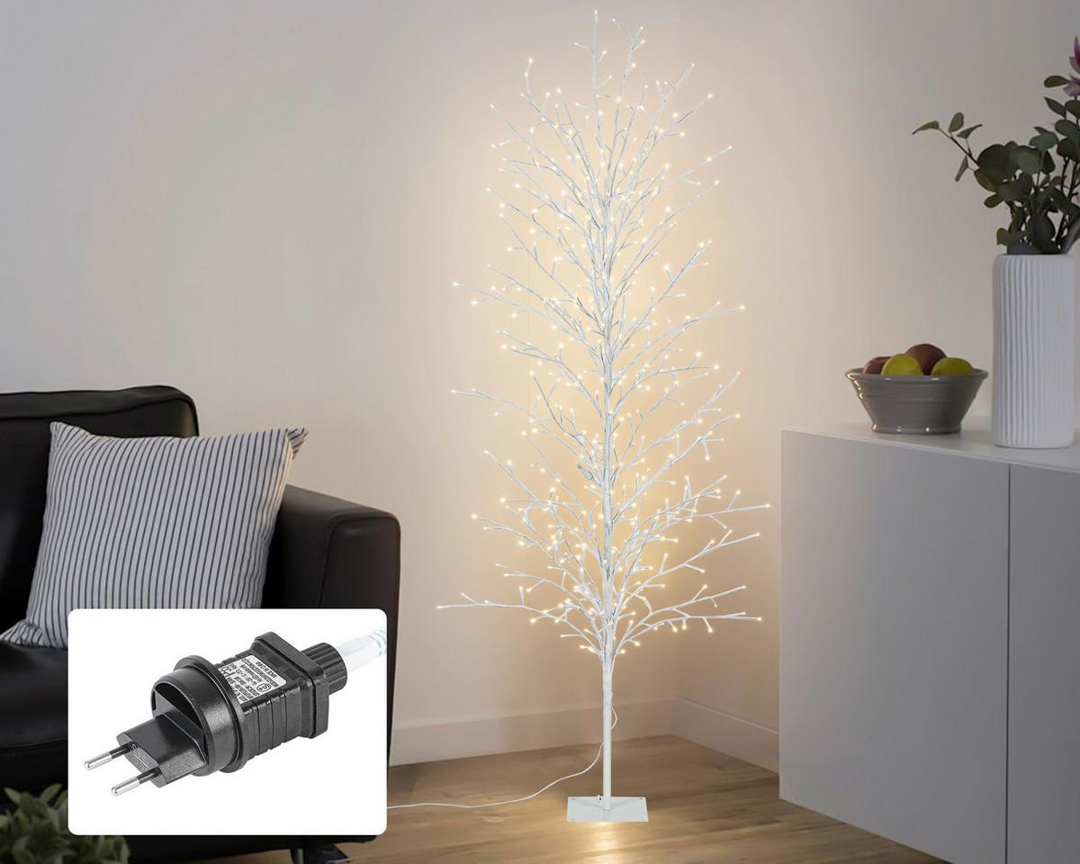 LED-Dekoleuchte Bree Weiß max. 4,5 Watt - Weiß, Design, Kunststoff/Metall (200cm) - Mömax