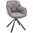 Scaun Cu Brațe Eileen - negru/gri, Lifestyle, lemn/metal (68/86/64cm) - Premium Living Scaun Cu Brațe Eileen - negru/gri, Lifestyle, lemn/metal (68/86/64cm) - Premium Living