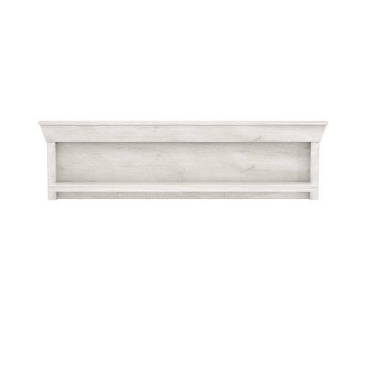 Zidna Polica Kashmir - bela, Konvencionalno, pločasti materijal (122,8/33,8/24,5cm) - Premium Living