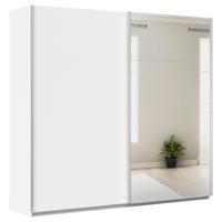 DULAP USI CULISANTE FELDKIRCH - argintiu/alb, Modern, material pe bază de lemn (225/210/62cm)