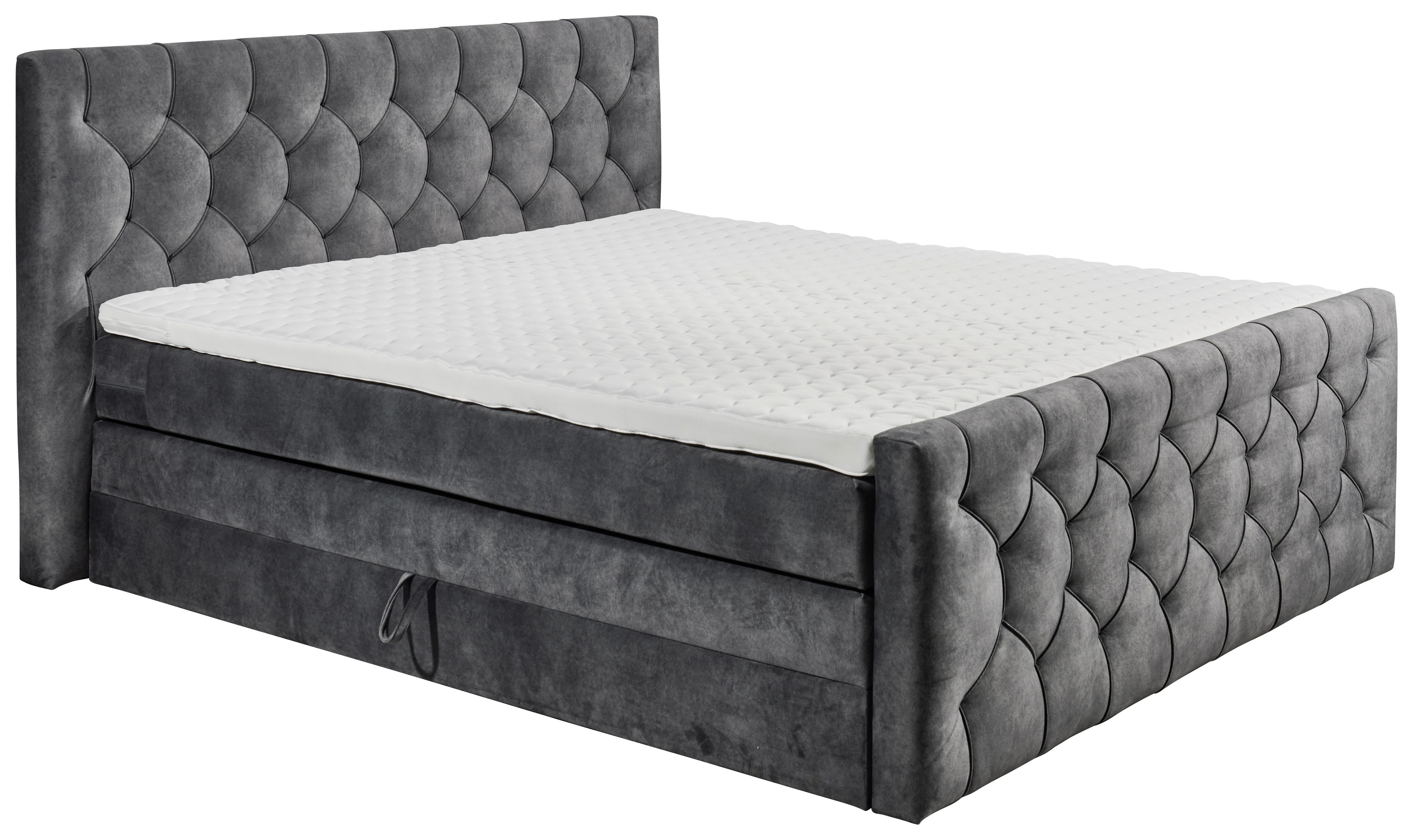 MID.YOU BOXSPRINGBETT 180/200 cm in Anthrazit jetzt nur online ➤ XXXLutz.de