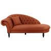 Damski Ležaj Cupido - boje hrđe/crna, Design, tekstil/drvo (216/91/103cm) - Mömax