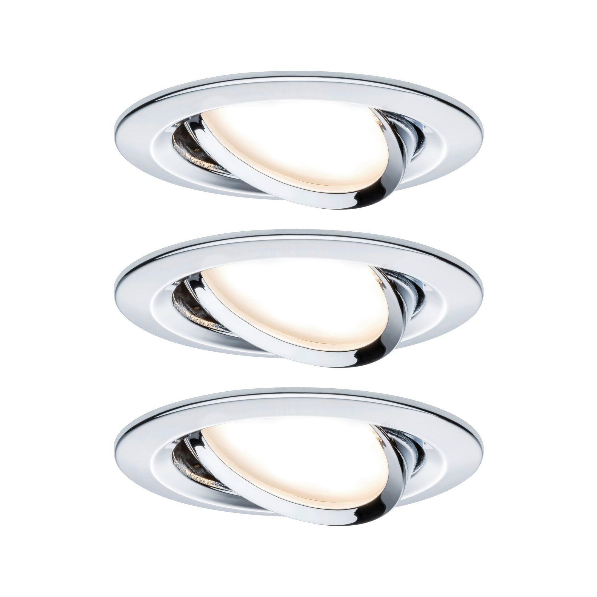 Deckenleuchte Nova in Alufarben max. 6,5 Watt - Design (8,4cm) - Paulmann