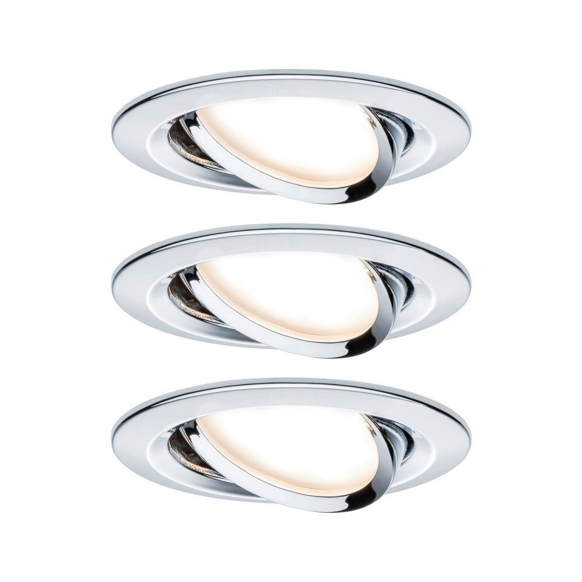Deckenleuchte Nova in Alufarben max. 6,5 Watt - Design (8,4cm) - Paulmann