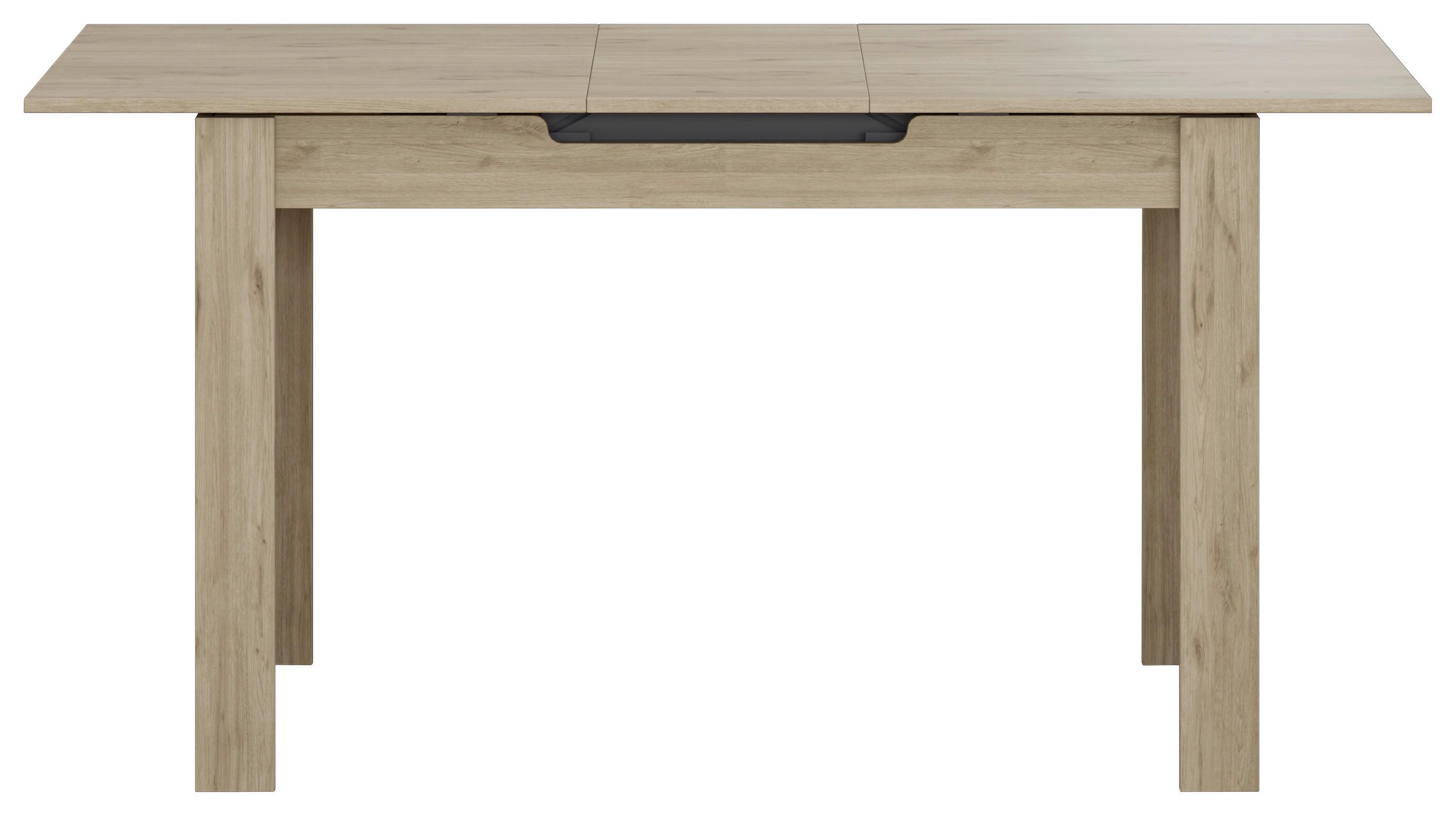 Ausziehtisch Andorra Eiche Artisan - Eiche Artisan, MODERN, Holzwerkstoff (120-150/70/75cm) - Mömax