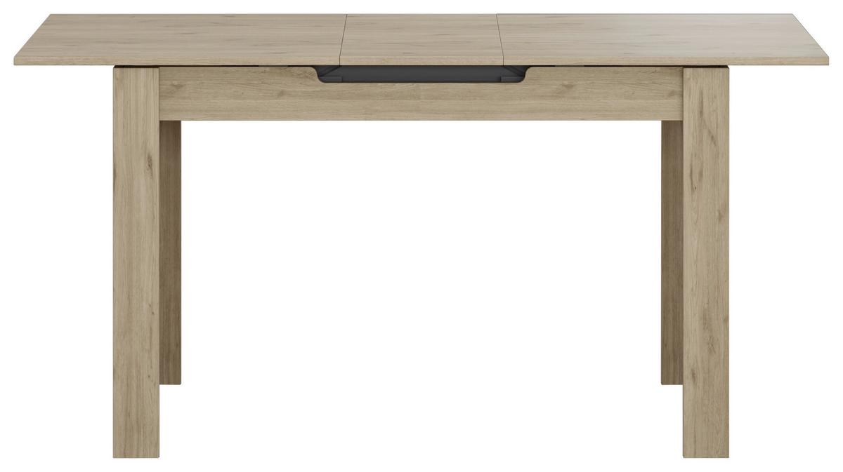 Ausziehtisch Andorra Eiche Artisan - Eiche Artisan, MODERN, Holzwerkstoff (120-150/70/75cm) - Mömax