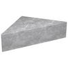 Nočna Omarica Usal S, Siva - siva, Moderno, leseni material (60/15/42,4cm) - MID.YOU