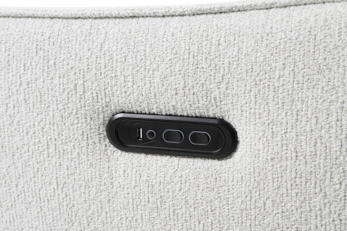 Relaxsessel Bologna Naturfarben - Schwarz/Naturfarben, MODERN, Holz/Textil (80/111/85cm) - Mömax