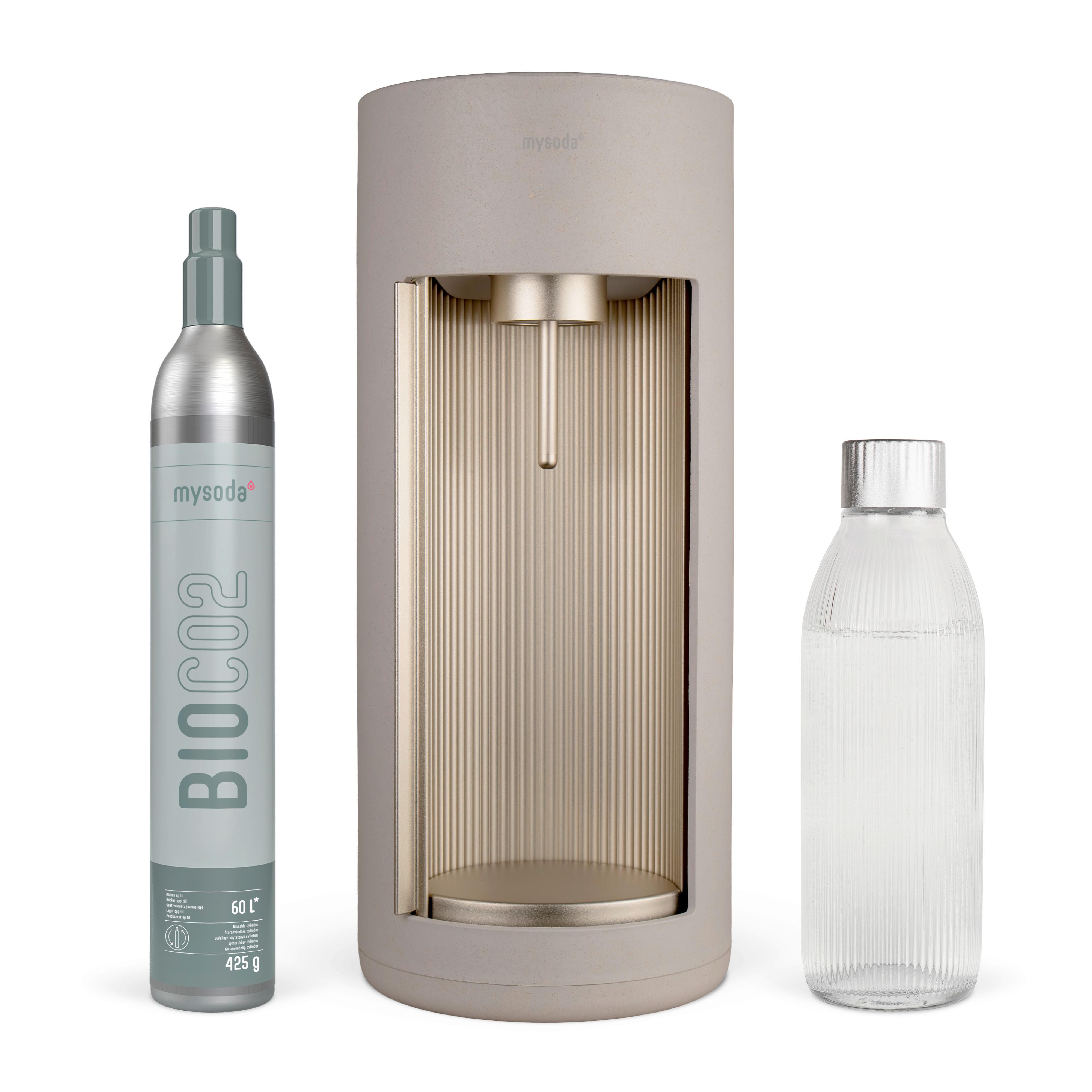 SATURATOR EUR-GL004F-CL-EU GLASSY - kremowy, Basics, materiał drewnopochodny/tworzywo sztuczne (18.8/44.4cm) - mysoda