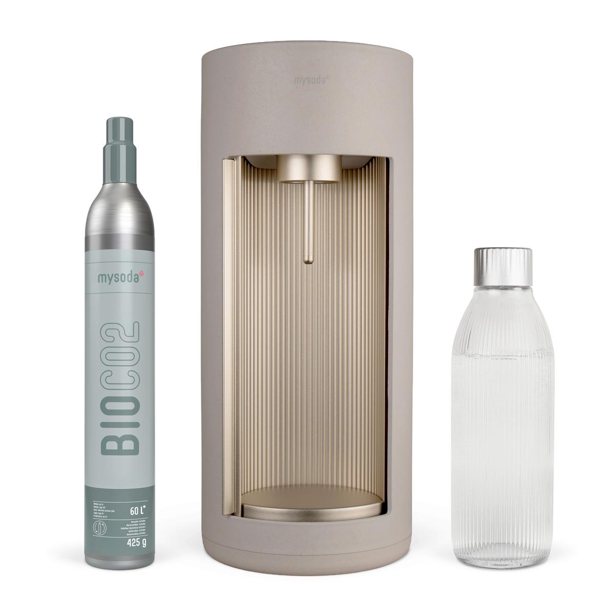 SATURATOR EUR-GL004F-CL-EU GLASSY - kremowy, Basics, materiał drewnopochodny/tworzywo sztuczne (18.8/44.4cm) - mysoda