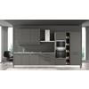 Blok Kuhinja S Aparatima Line 390 - siva/crna, Konvencionalno, drvo/metal (390/216-240/60cm) - Mömax