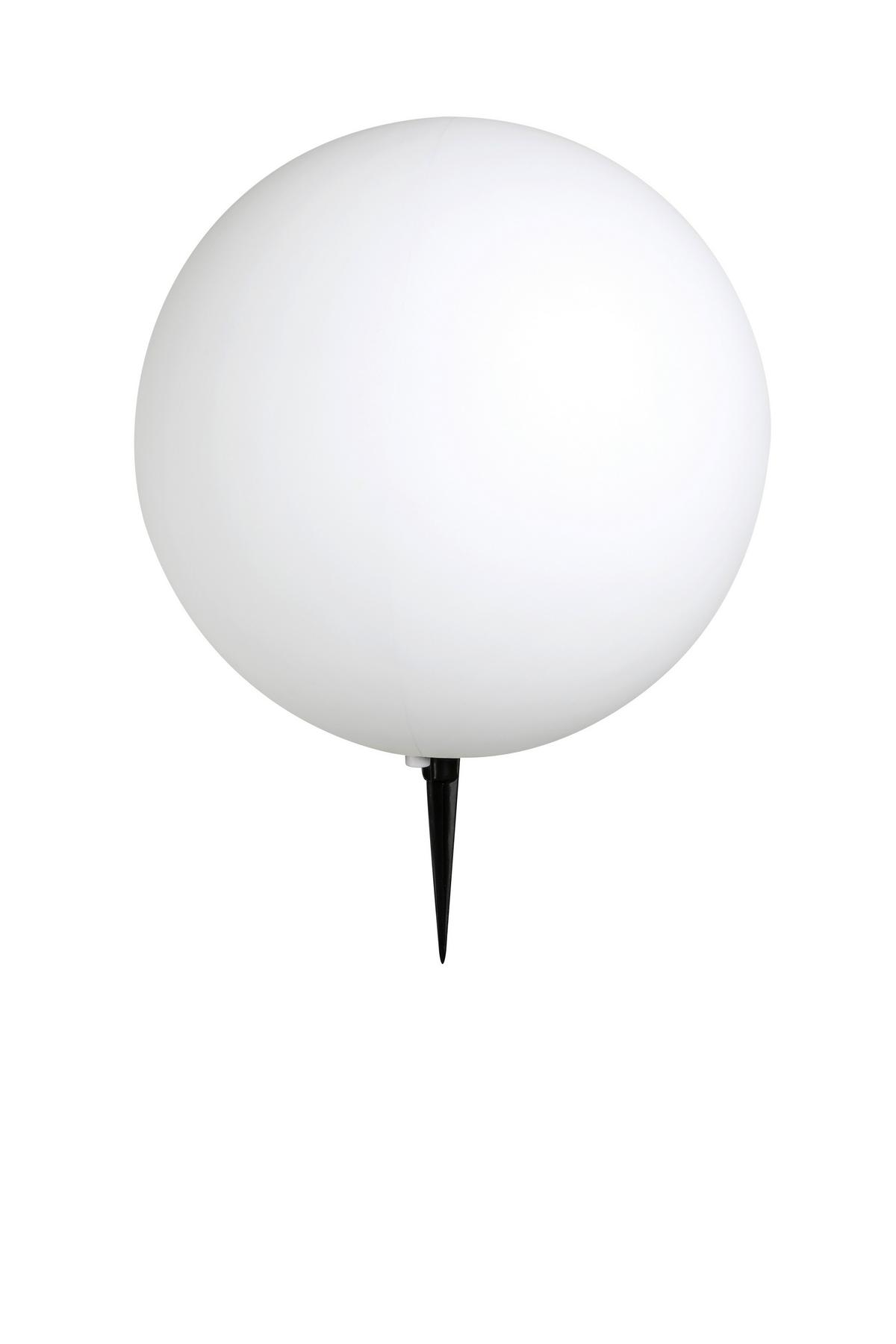 AUSSENSTEHLEUCHTE 31776 TOULA - Weiss/Schwarz, Design, Kunststoff (40/56cm) - Globo