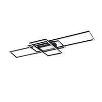 LAMPA SUFITOWA LED X62061142 IRVINE *SBN* - antracytowy/biały, Trend, tworzywo sztuczne/metal (105/42/6,5cm) - Novel