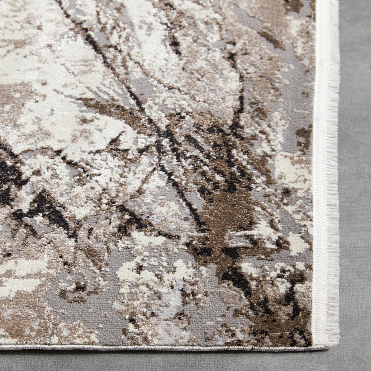 Szőtt Szőnyeg Kb. 120x170cm Platon 3 - krémszínű/barna, Modern, textil (120/170cm) - Bessagi Home