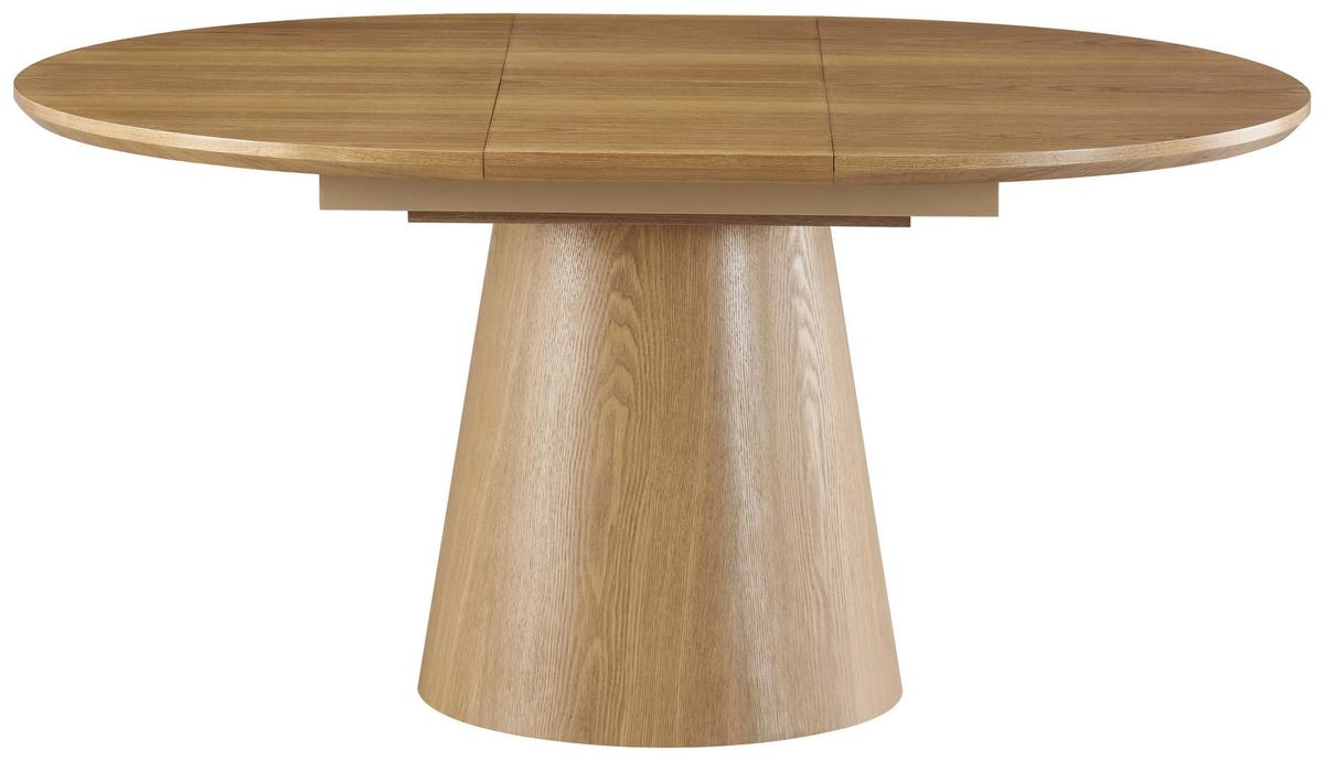 STÓŁ DO JADALNI LIO - kolor dębowy, Konventionell, materiał drewnopochodny/drewno (120-160/120/76cm) - MID.YOU