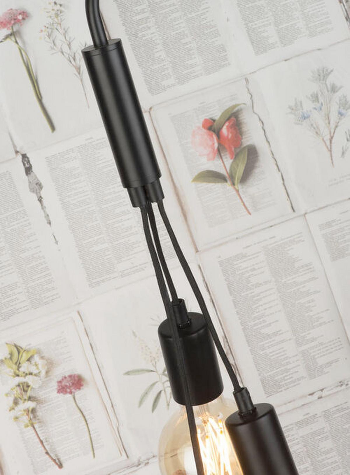 Állólámpa Oslo/f3/b - fekete/szürke, Design, kő/fém (48/190/32cm) - It's about Romi