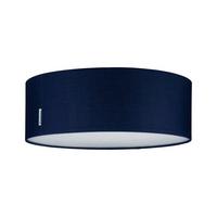 Deckenleuchte Mari in Dunkelbraun max. 20 Watt - Dunkelblau, Basics, Textil (38/13cm) - Paulmann