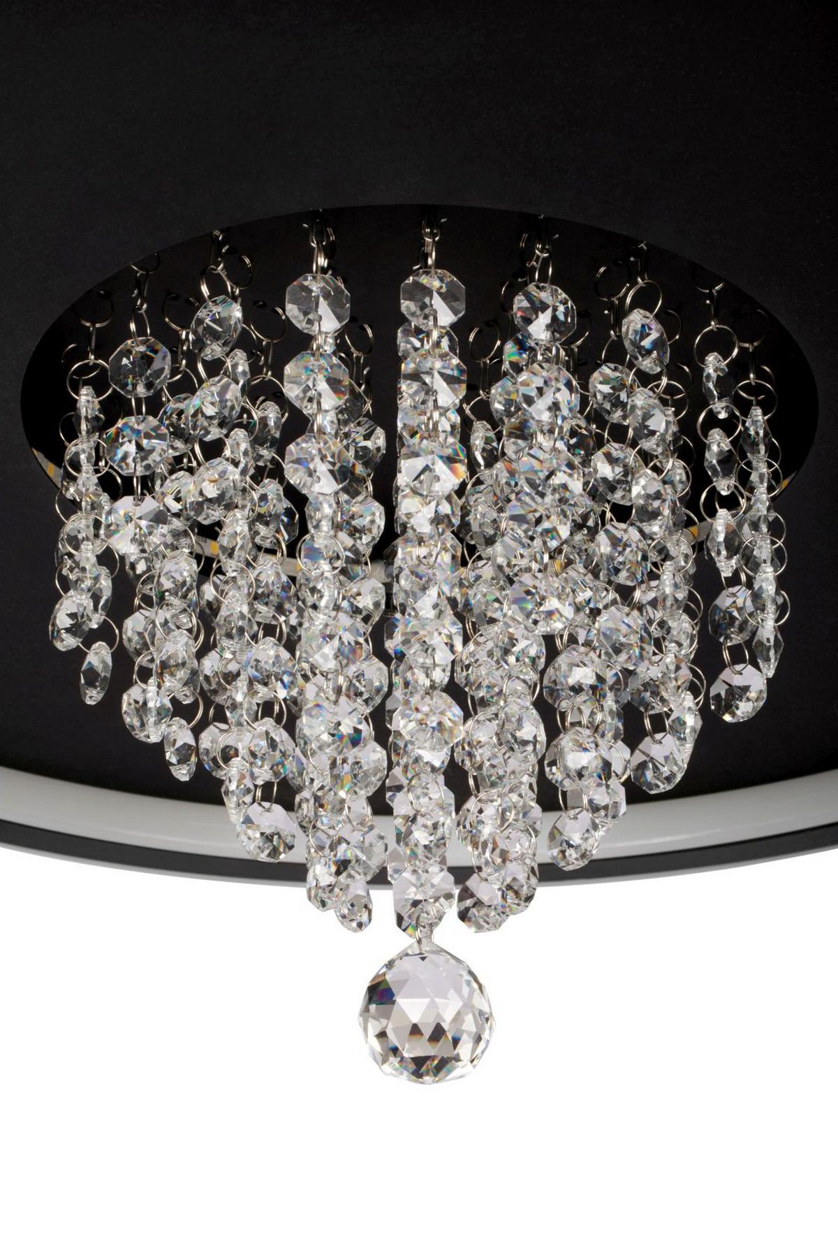 LAMPA SUFITOWA LED LAS VEGAS *SBN* - czarny, Lifestyle, tworzywo sztuczne/metal (50/20cm) - Novel