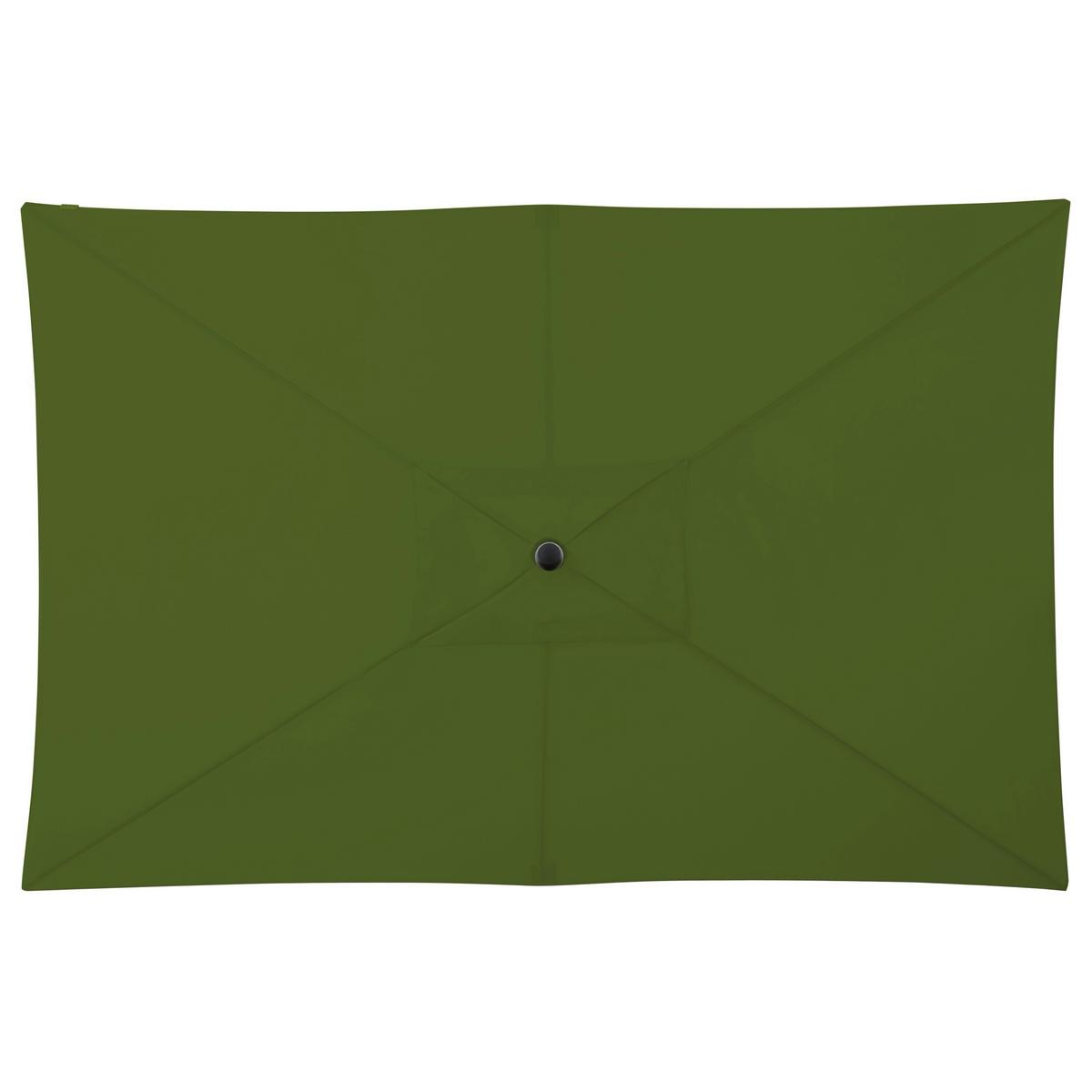 Sonnenschirm Myzone Auto Tilt Grün ca. 300x200cm - Anthrazit/Grün, Basics, Textil/Metall (300/200cm) - Doppler