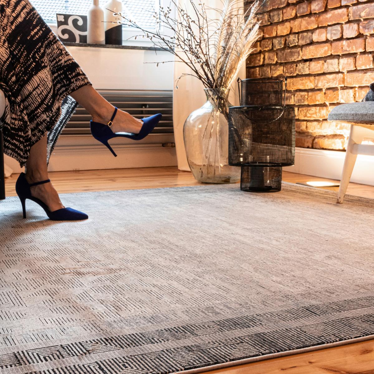 WEBTEPPICH MY EDEN OF OBSESSION - Beige/Grau, Design, Textil (120/170cm)