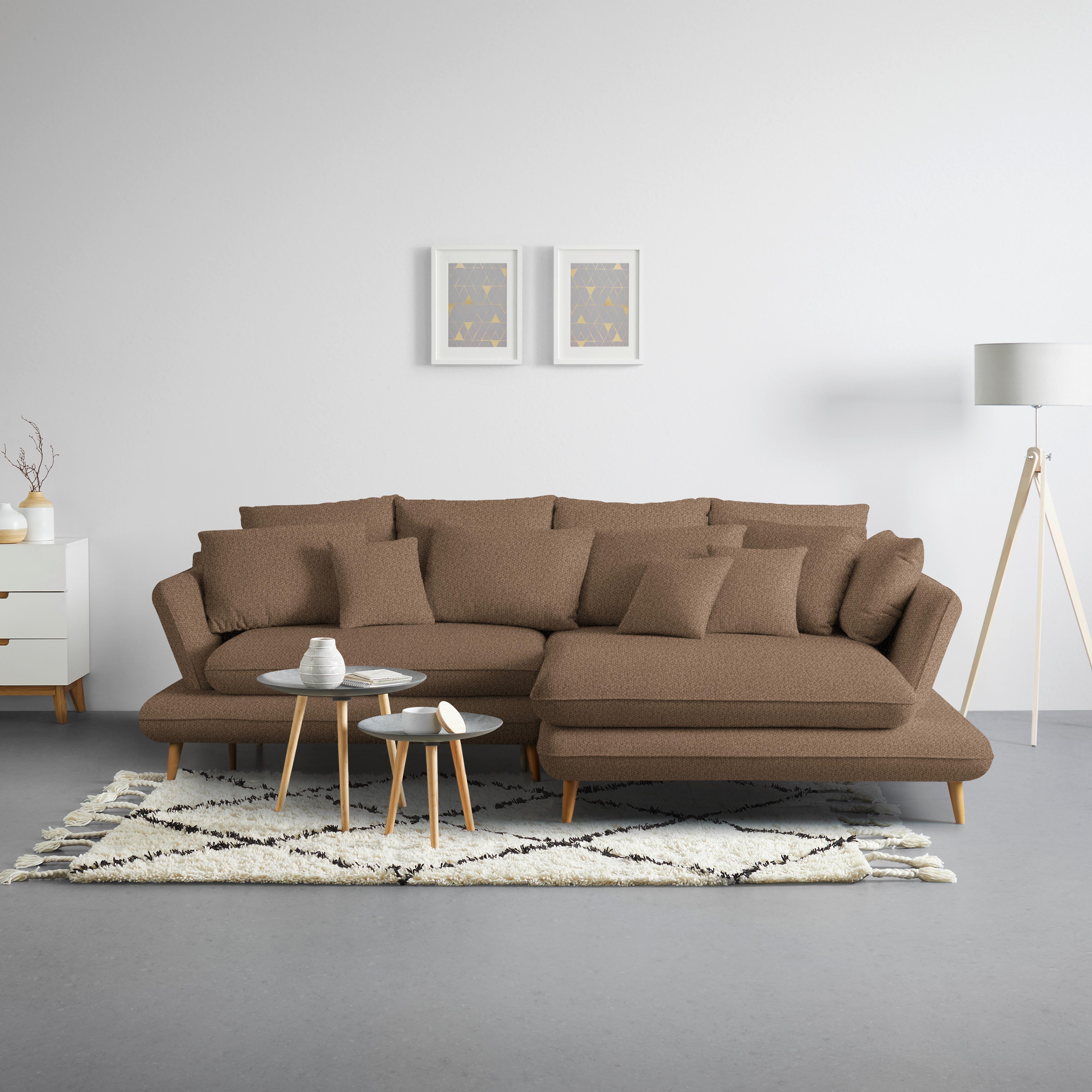 Coltar MONTE - cappuccino, Romantik / Landhaus, lemn/textil (283/181cm) - Based