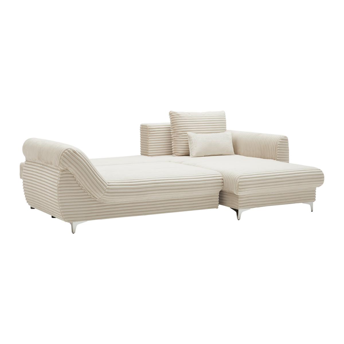 Canapea modulara ALANTIS LUX - crem/negru, Lifestyle, lemn/metal (263/175cm) - Mömax
