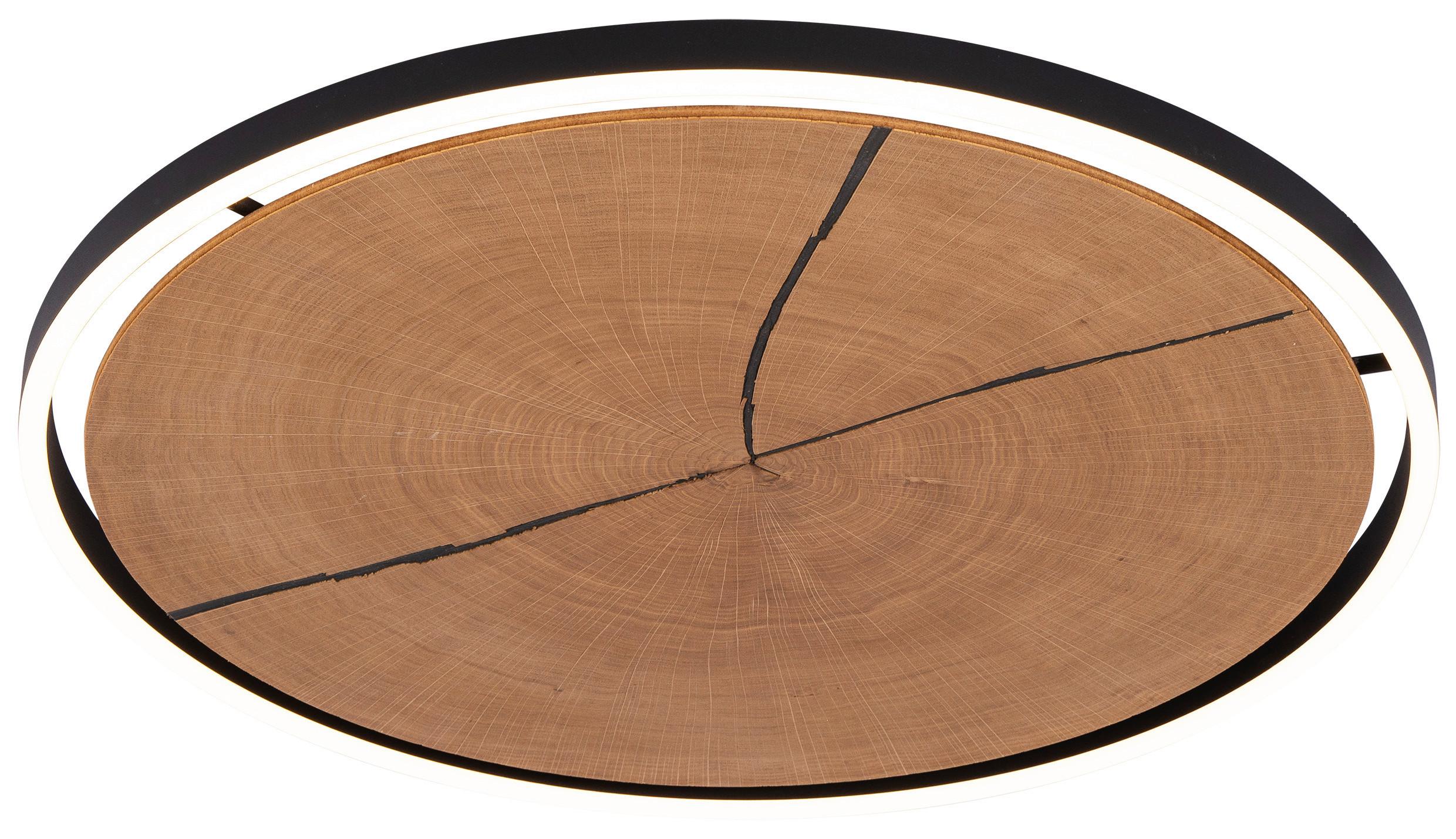 LAMPA SUFITOWA LED 143162 DL HIRNHOLZ - kolor dębowy, Natur, metal/drewno (40/5cm) - Waldwelt