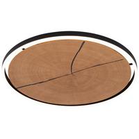 LAMPA SUFITOWA LED 143162 DL HIRNHOLZ - kolor dębowy, Natur, metal/drewno (40/5cm) - Waldwelt