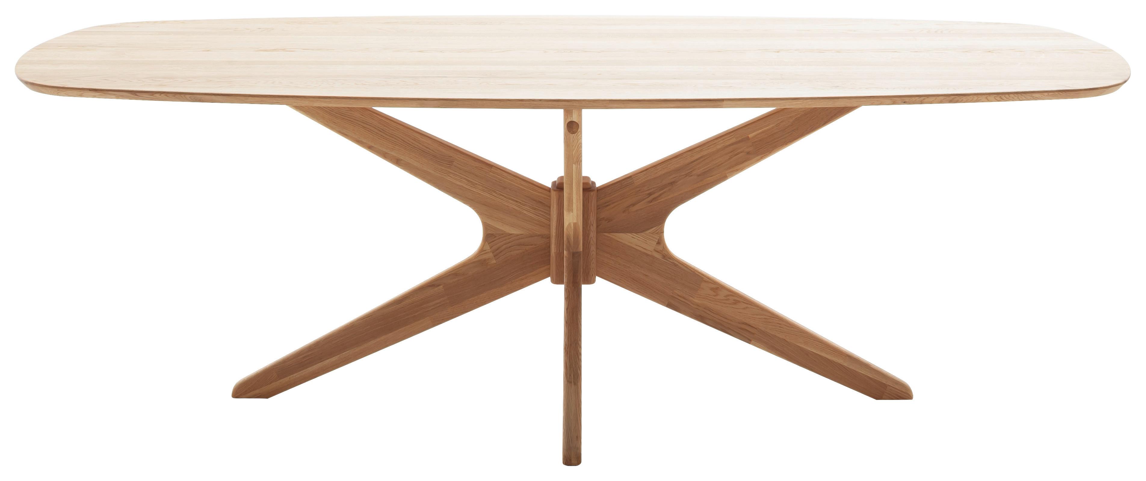 Esstisch Jefferson Wildeiche Echtholz - Wildeiche, MODERN, Holz (180/75/90cm) - Premium Living