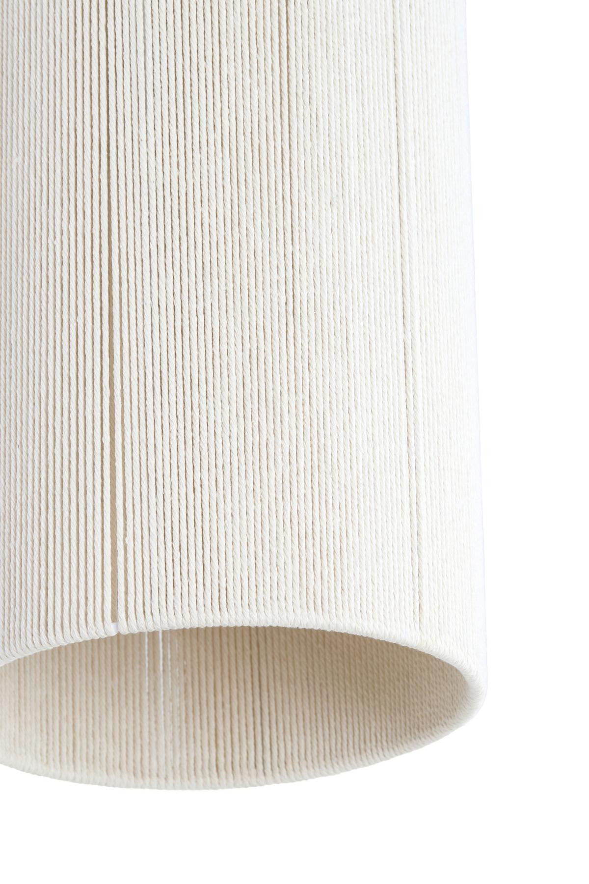 LAMPA WISZĄCA 2985452 DANIA - kremowy/brązowy, Design, metal/tkanina (16/16/31cm) - Light & Living