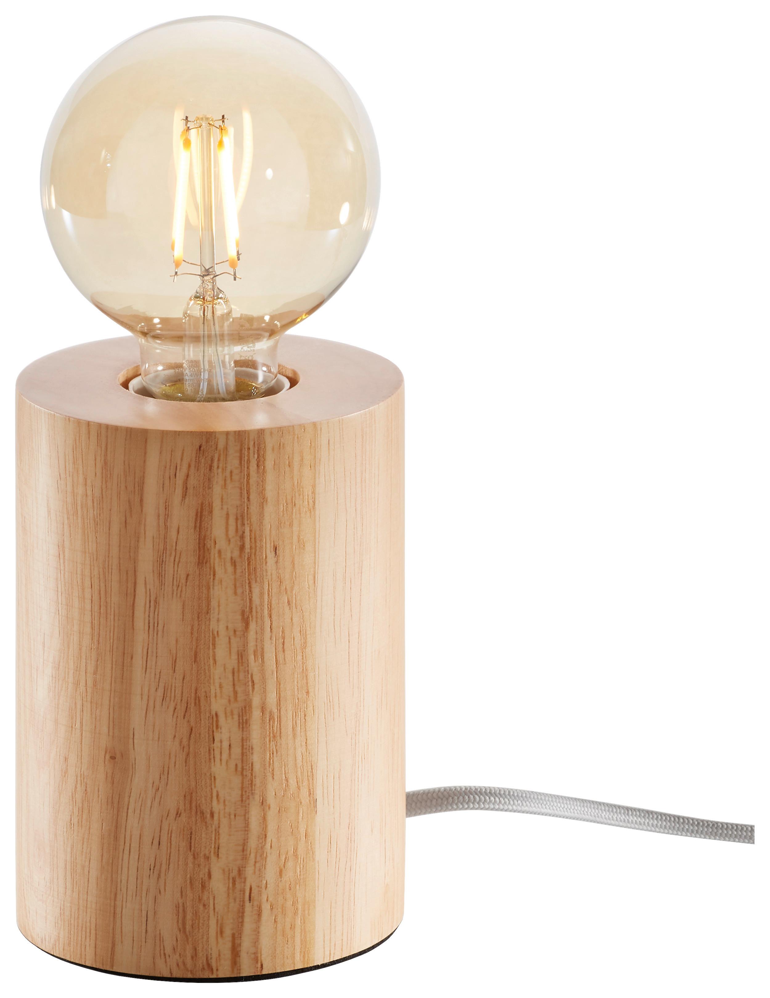 Tischleuchte Talin in Naturfarben max. 20 Watt - Natur, Holz (9/13cm) - Paulmann