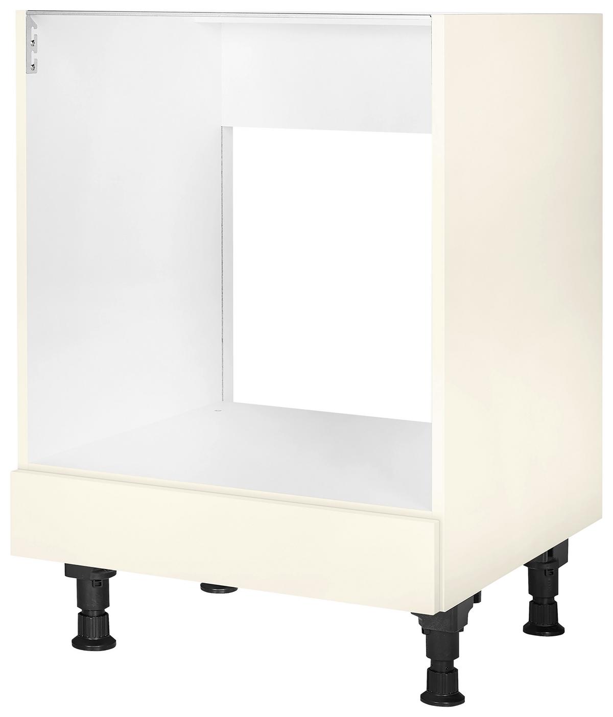 Herdumbauschrank Touch Magnolie - Magnolie, MODERN, Holzwerkstoff (60/87/56cm) - Nobilia
