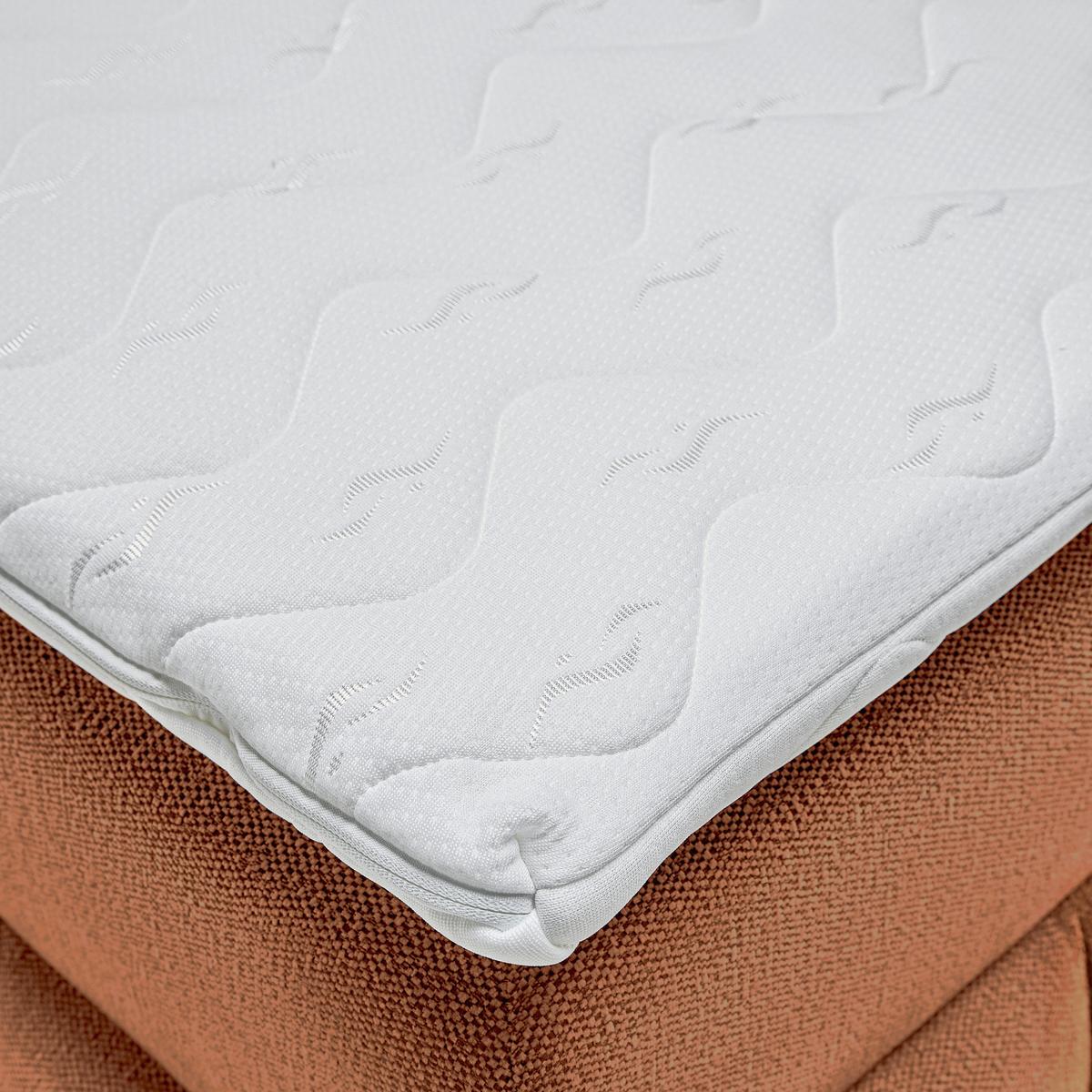 Boxbett Elaris Rostfarben ca. 140x200cm - Chromfarben/Rostfarben, KONVENTIONELL, Kunststoff/Textil (140/200cm) - Mömax