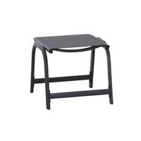 Gartenhocker Tesoro ca. 52x45 cm Anthrazit - Anthrazit, KONVENTIONELL, Kunststoff/Metall (52/45/52cm) - Siena Garden