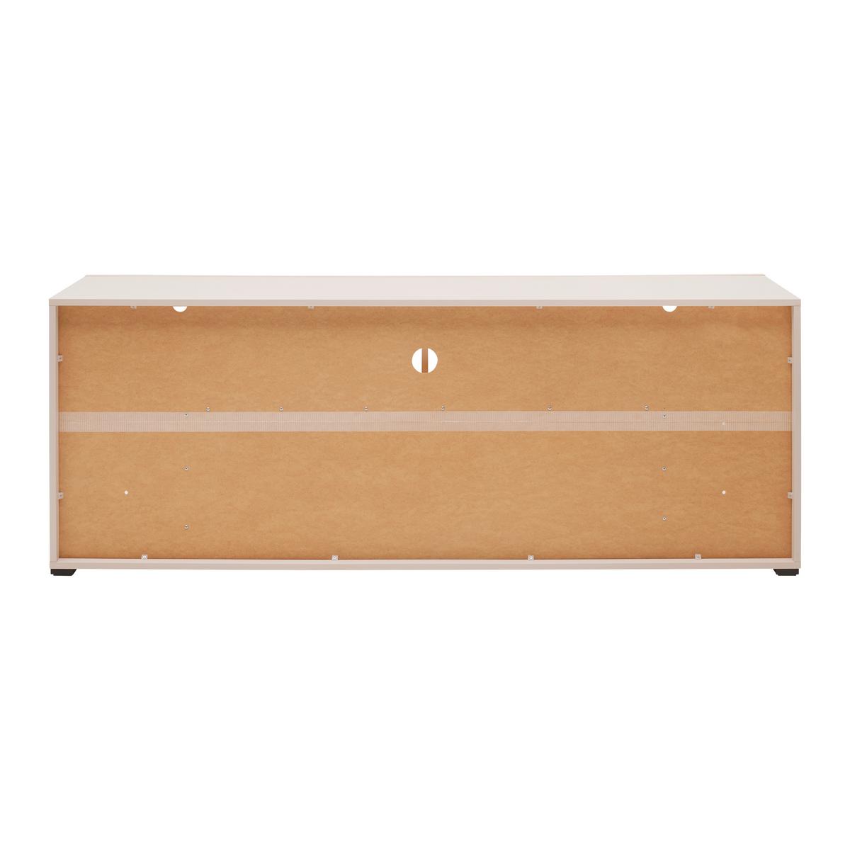Lowboard Goal Kaschmir Riva Eiche/Cashmere - Kaschmir, MODERN, Glas/Holzwerkstoff (179/67/44cm) - Mömax