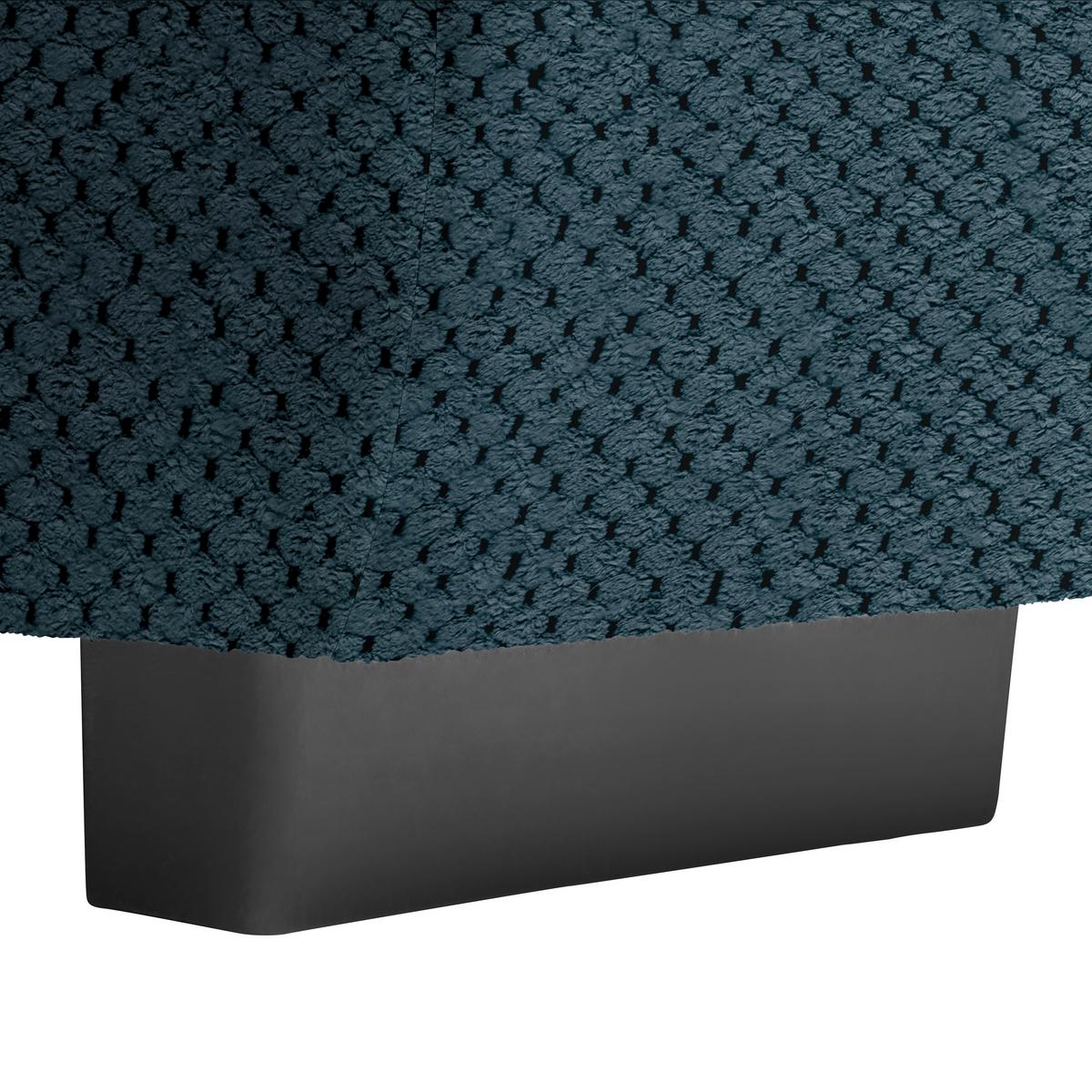 Wohnlandschaft Vivo Dunkelblau - Schwarz/Dunkelblau, MODERN, Kunststoff/Textil (317/63/179cm) - Premium Living