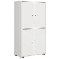 Omara Za Čevlje Dino, Bela - črna/bela, Basics, kovina/umetna masa (70/131/33cm) - P & B