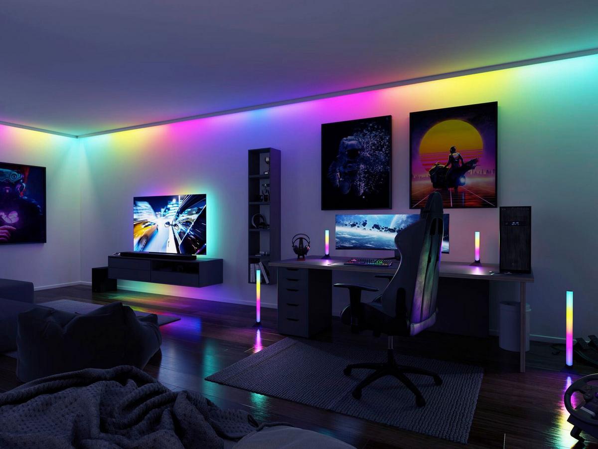 LED-Strip Entertain max. 4,8 Watt - Schwarz, Basics, Metall (150,0/1,0/0,2cm) - Paulmann