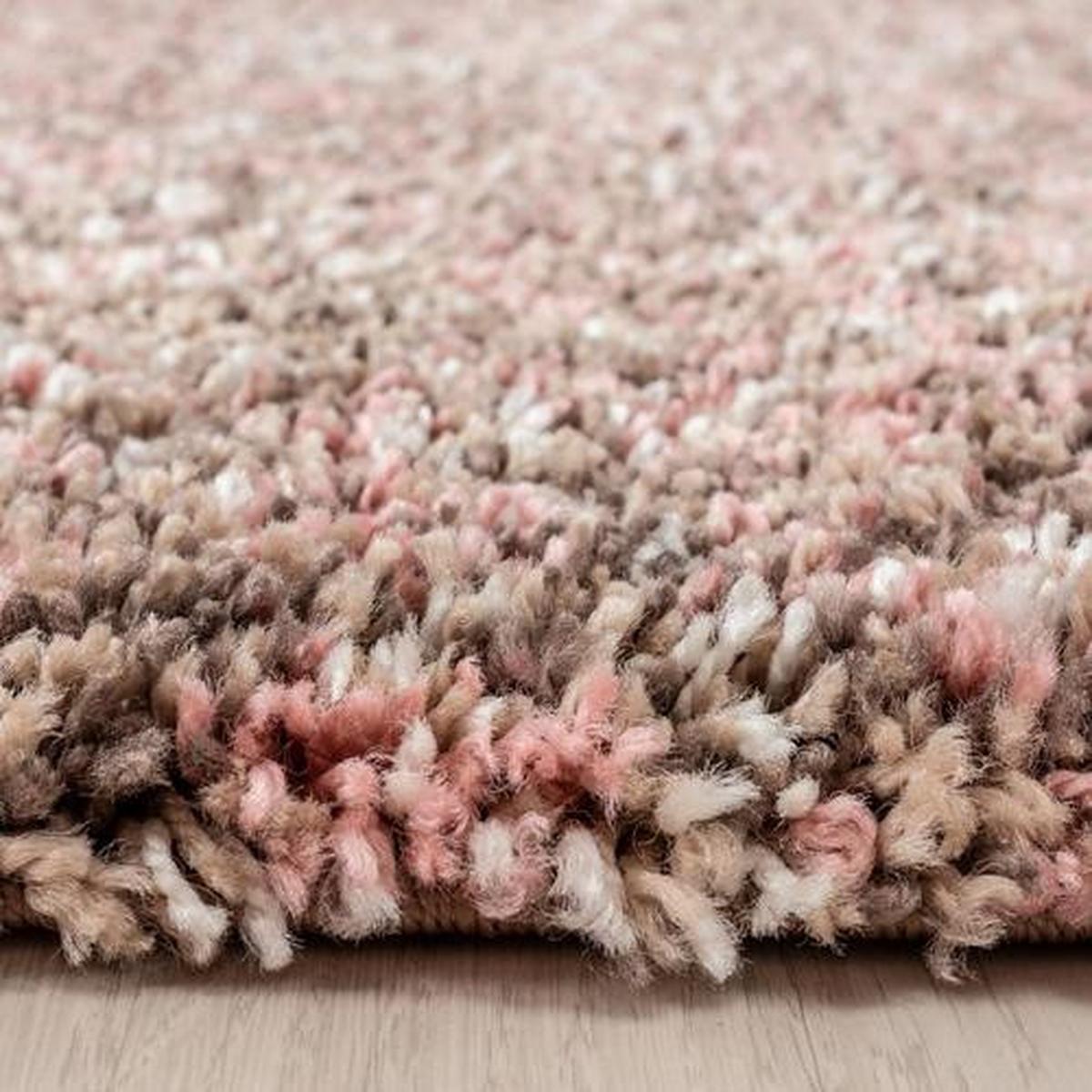 Hochflorteppich Enjoy Rosa ca. 160x230cm - Rosa, KONVENTIONELL, Textil (160/230cm) - Novel