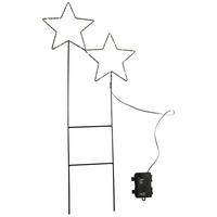 Stea Decorativă Lilly - negru, plastic/metal (34/70/2,5cm) - Mömax