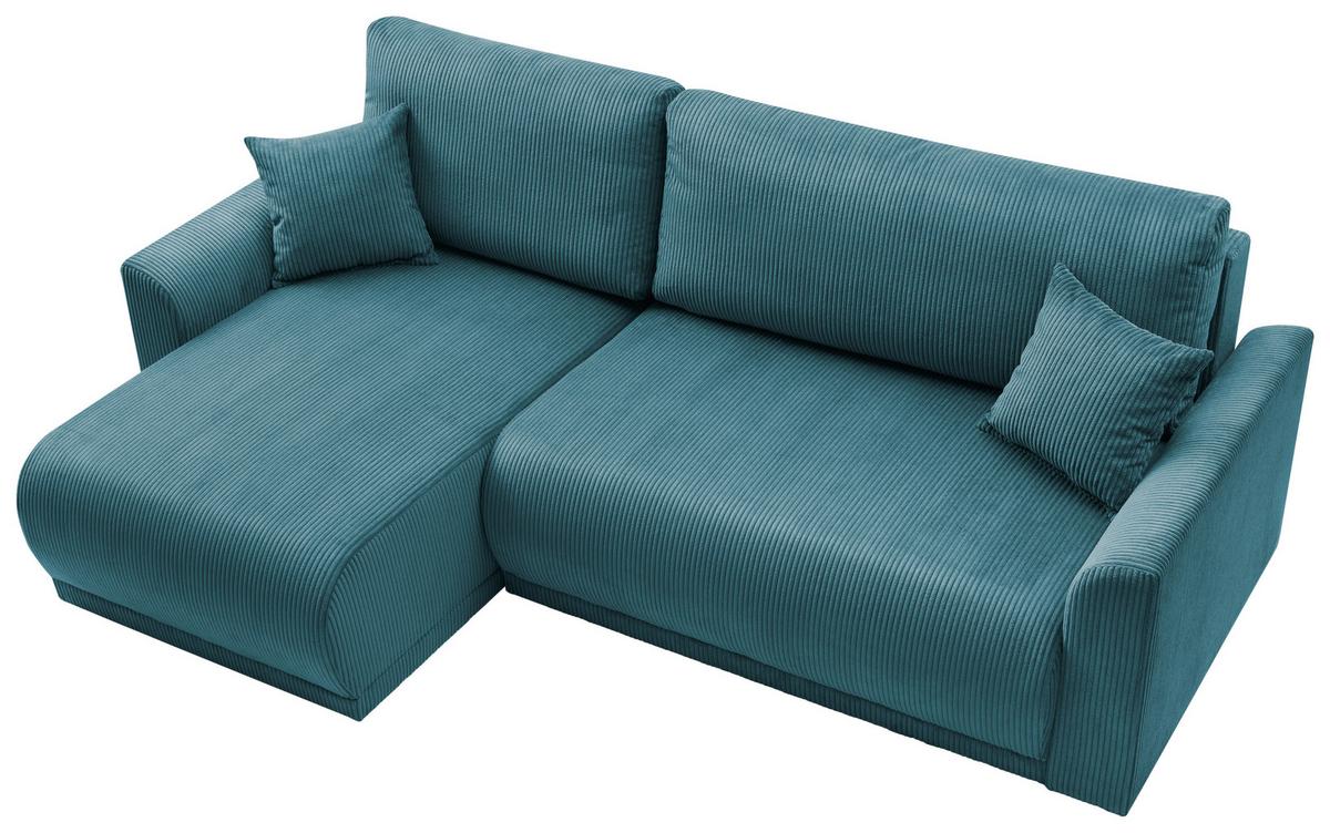 Kutna Garnitura Kim - tirkizna, Moderno, drvo (233/146cm) - Modern Living