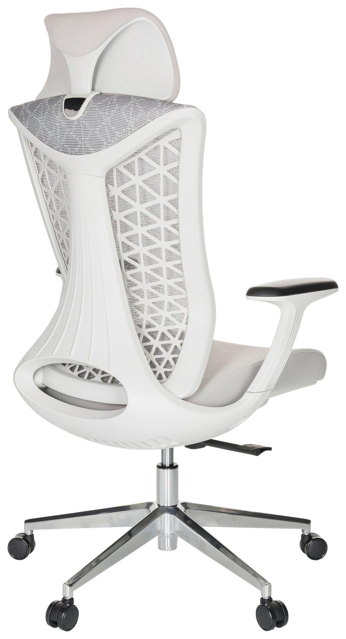 Pisarniški Stol Faleo W, Siva - srebrne barve/svetlo siva, Basics, kovina/umetna masa (67/115/69cm) - MID.YOU