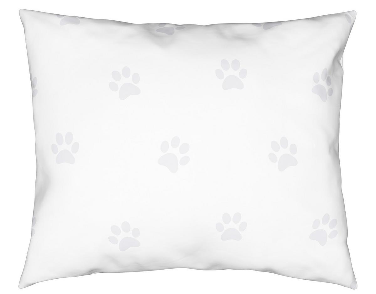 Bettwäsche Miez ca. 160x210cm - Weiss/Grau, Modern, Textil (160/210cm) - Modern Living