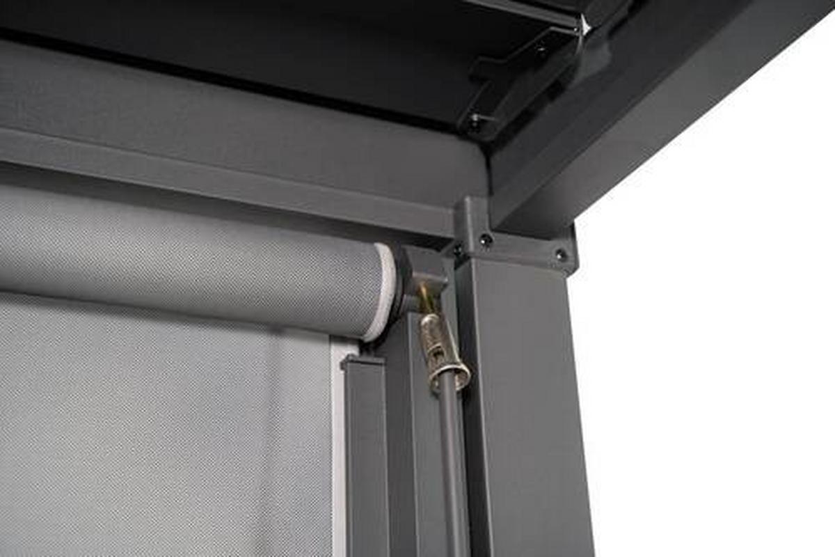 Rolo Za Pergolo Basic, Antracit, 279x224cm - siva/antracit, Basics, kovina/tekstil (279/224cm) - Gardenson