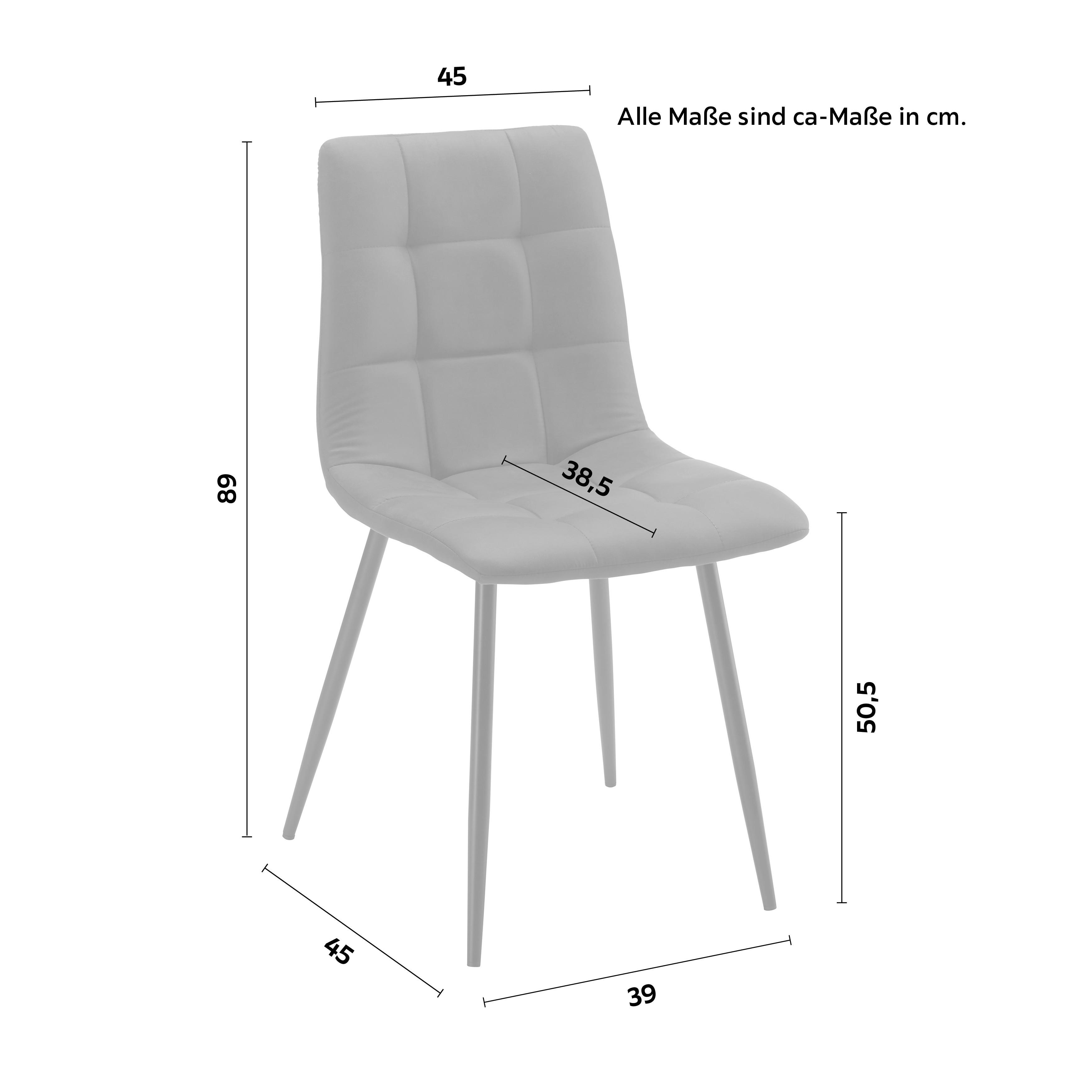 STOL NINO -BASED- - brun/svart, Lifestyle, metall/trä (45/88/54,5cm) - Based