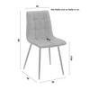 STOL NINO -BASED- - brun/svart, Lifestyle, metall/trä (45/88/54,5cm) - Based