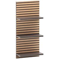 Kopalniški Regal Katta, Antracit, Barva Hrasta - barve hrasta/antracit, Moderno, leseni material (30,3/70,2/17,5cm) - Stylife