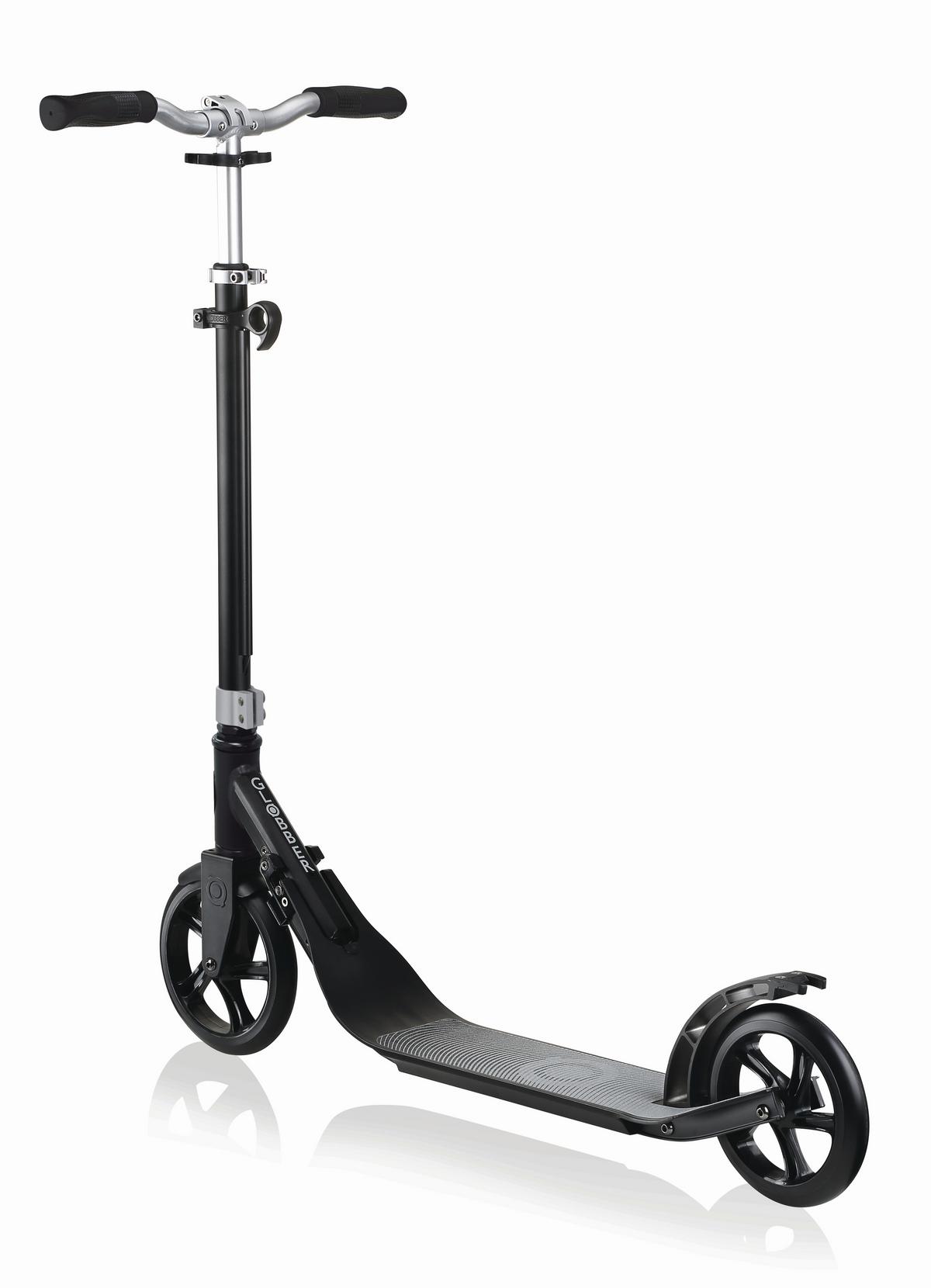 Scooter GL One aus Aluminium - Schwarz/Grau, Basics, Metall (49/111/96cm) - GLOBBER