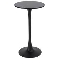Bartisch Moritz Schwarz - Schwarz, MODERN, Holzwerkstoff/Metall (60/105cm) - Mömax